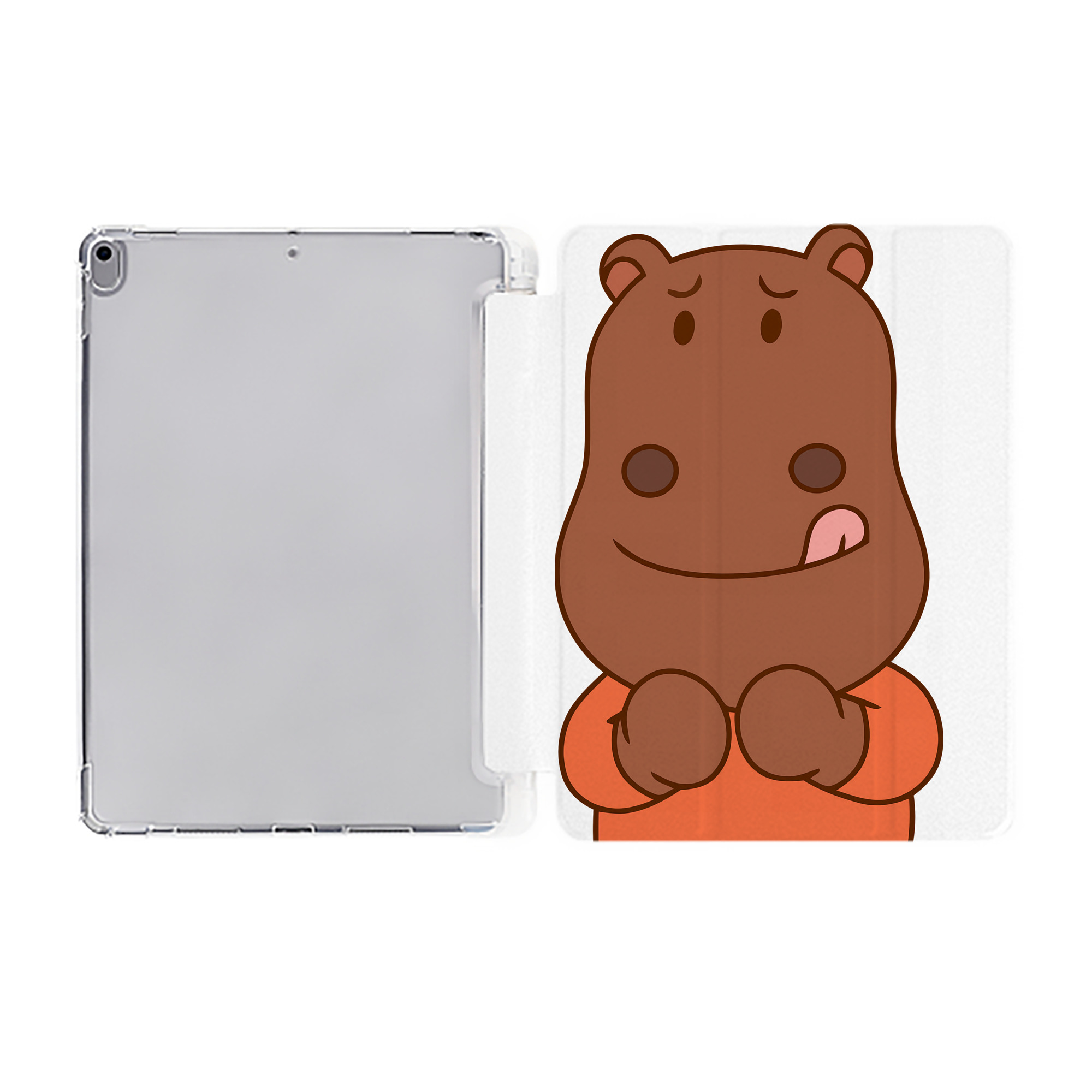 （画像用） アンパンマン Anpanman IPad ケース ペン収納付き 三つ折りスタンド PUレザー×シリコン 対応機種9.5/10.5/10.9インチ